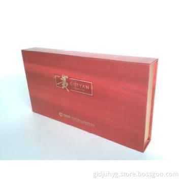 Elegant Rigid Board Cigar Packaging Box, Custom Foil Stampi